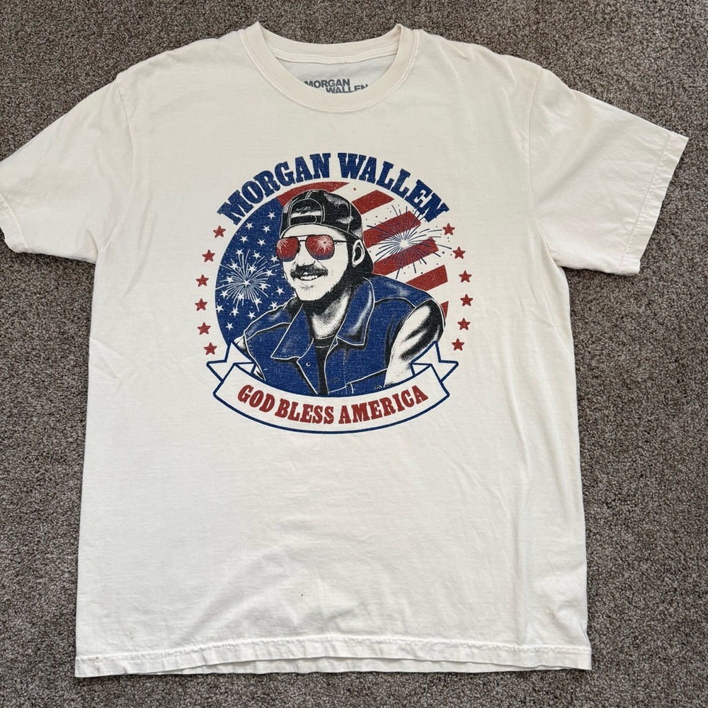 Morgan Wallen God Bless America Tee T-shirt